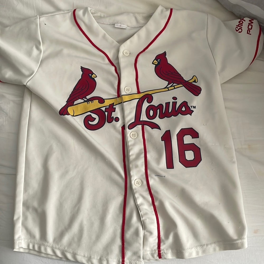 Kolten Wong cream jerseys boys medium